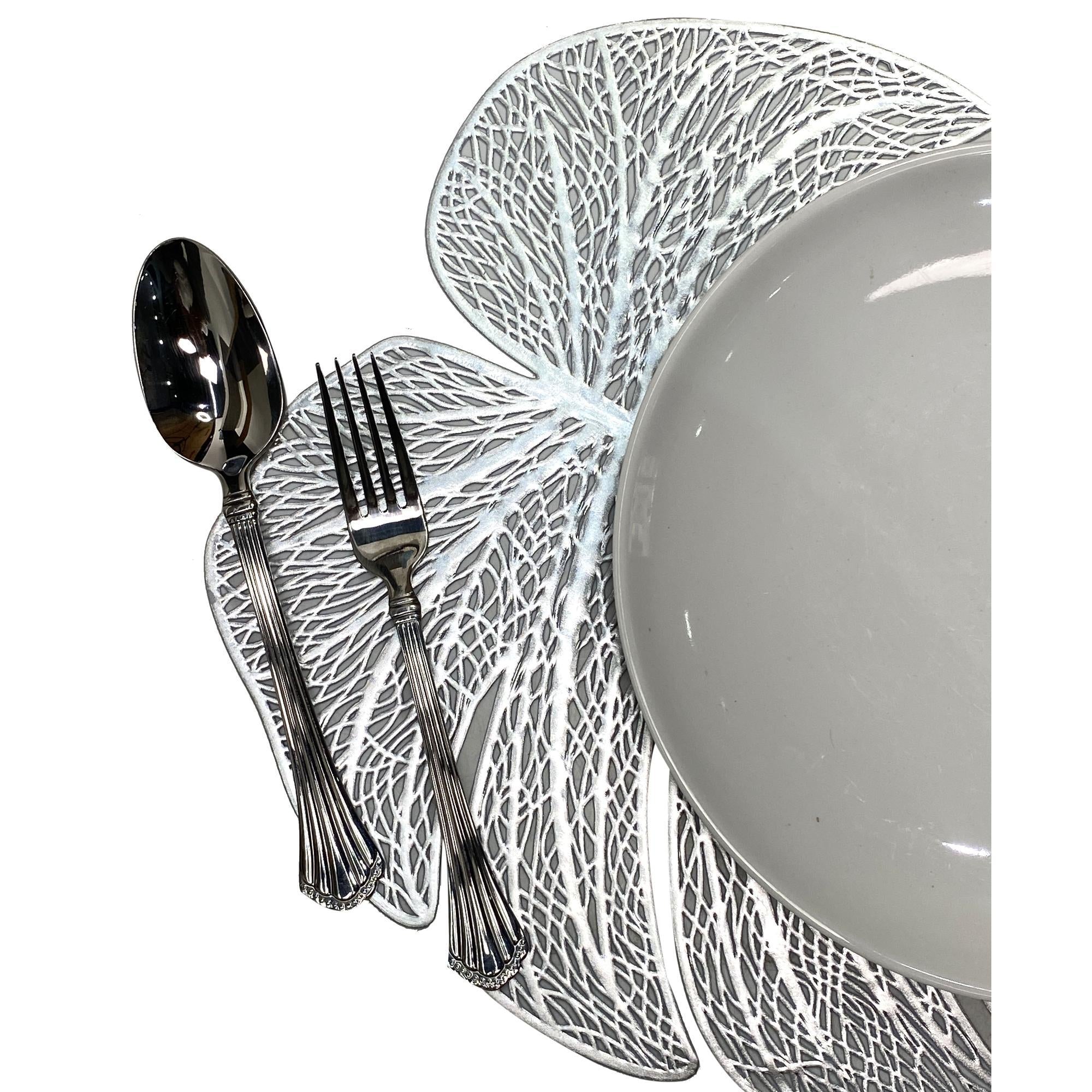 INDIVIDUAL HOJA PLATEADA