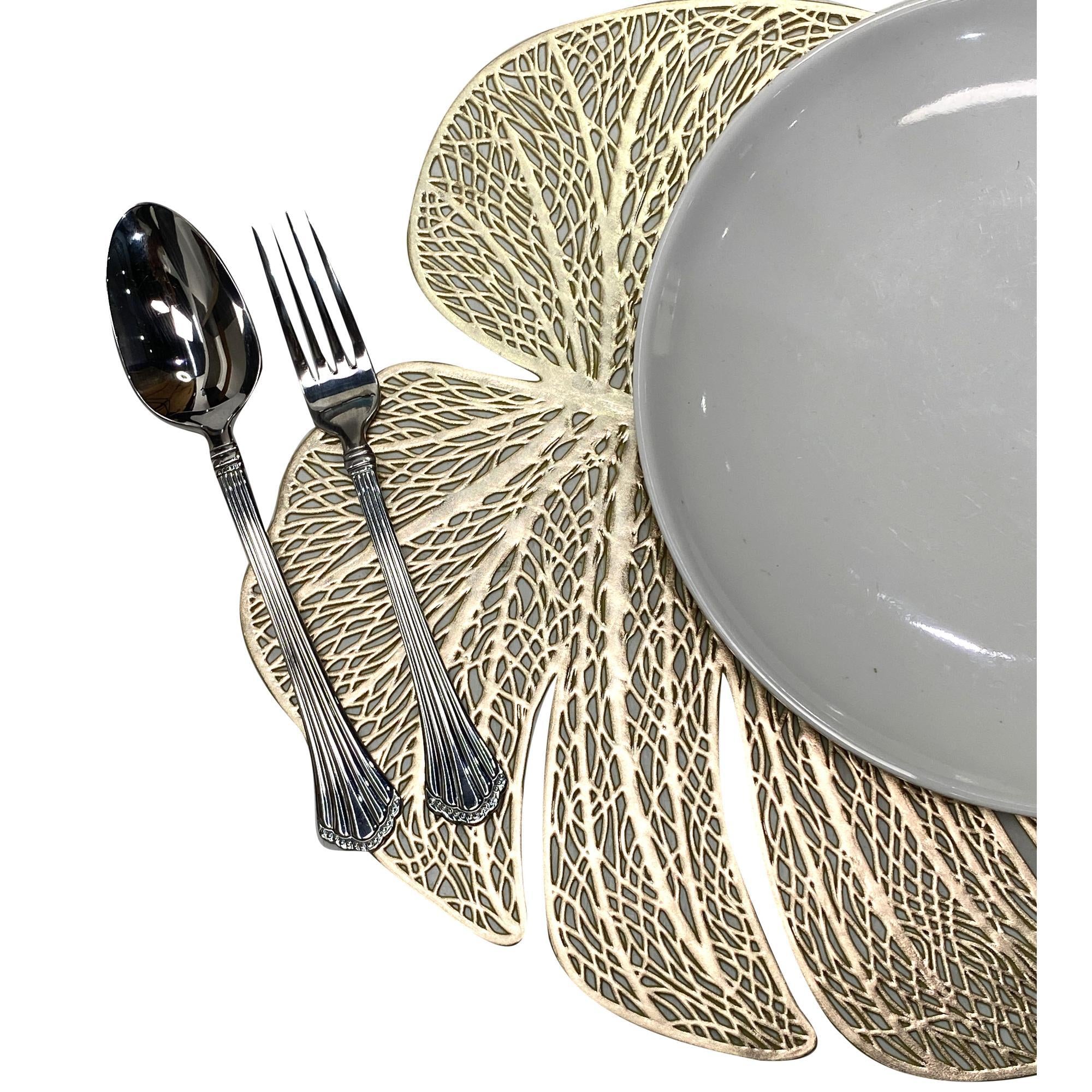 INDIVIDUAL HOJA DORADA